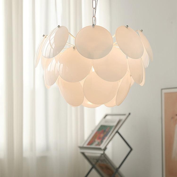Luxury Fashion Luminous Petal Glass Chandelier K473