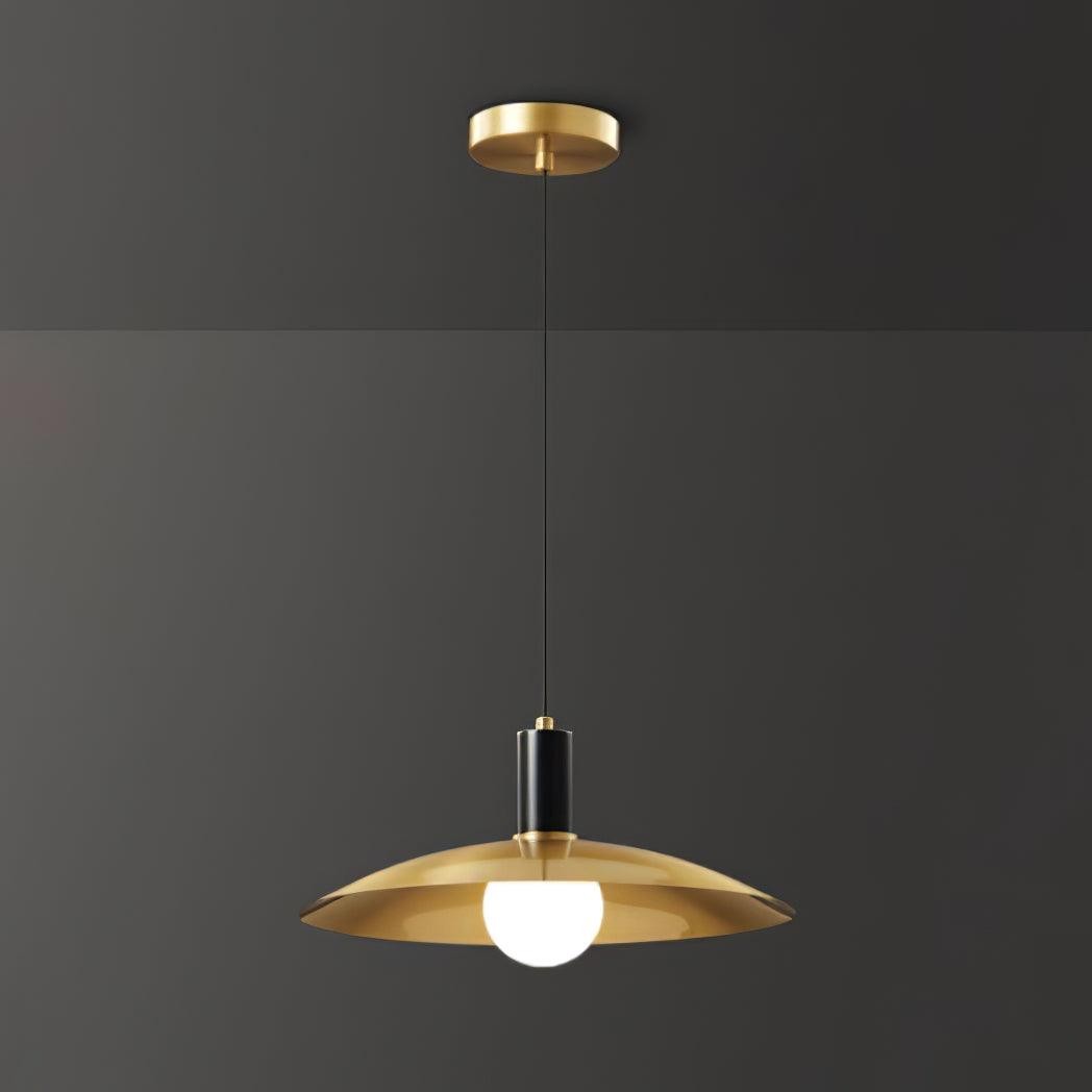 Brass Flared Pendant Lamp K275