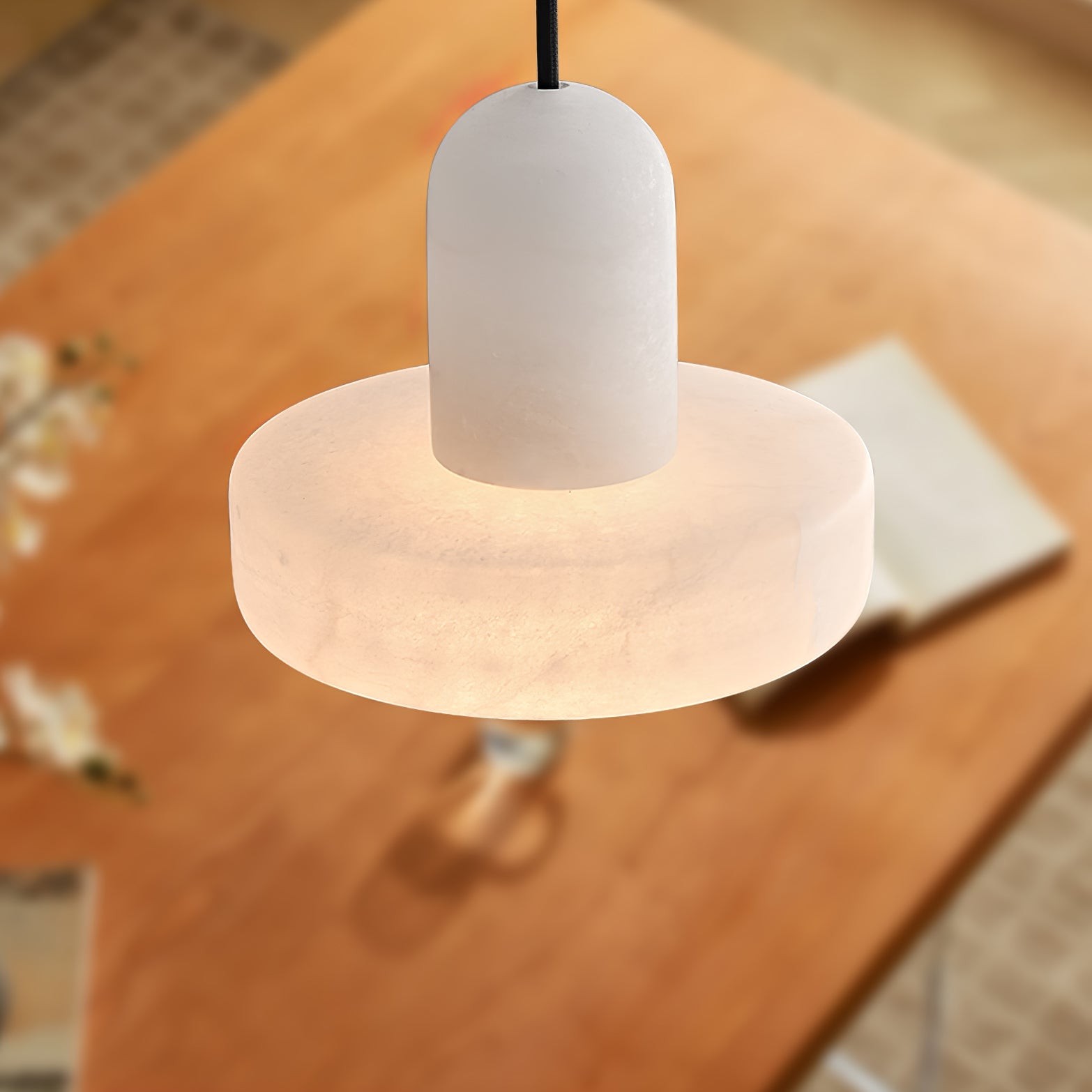 Elegant Creative White Alabaster Pendant Light K823