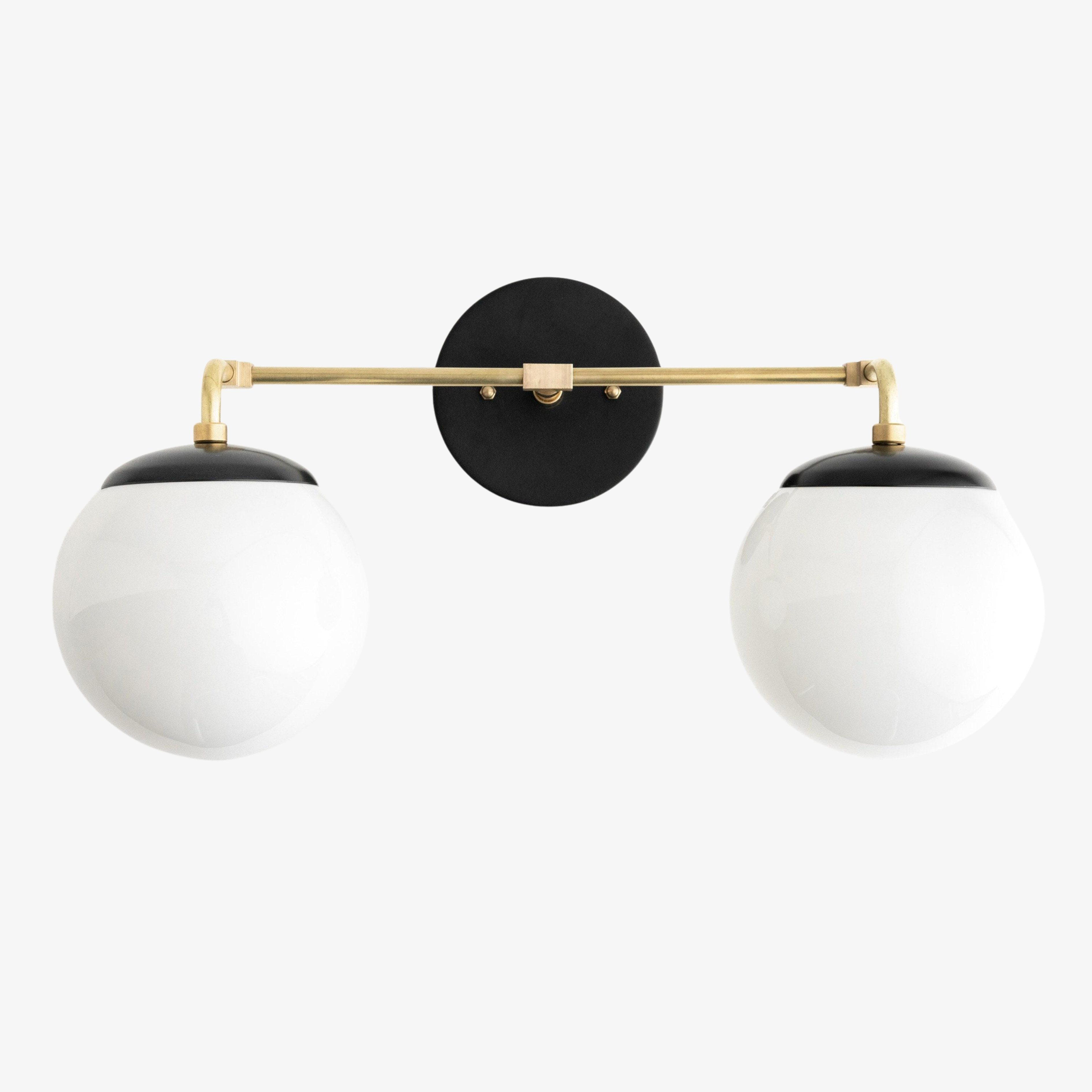 Glorica Glass Wall Sconce - Modern Vintage Vanity Light Fixture K1550