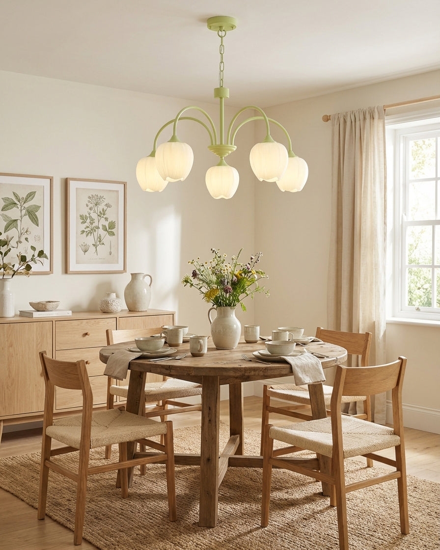 Tulip Matcha Chandelier D364