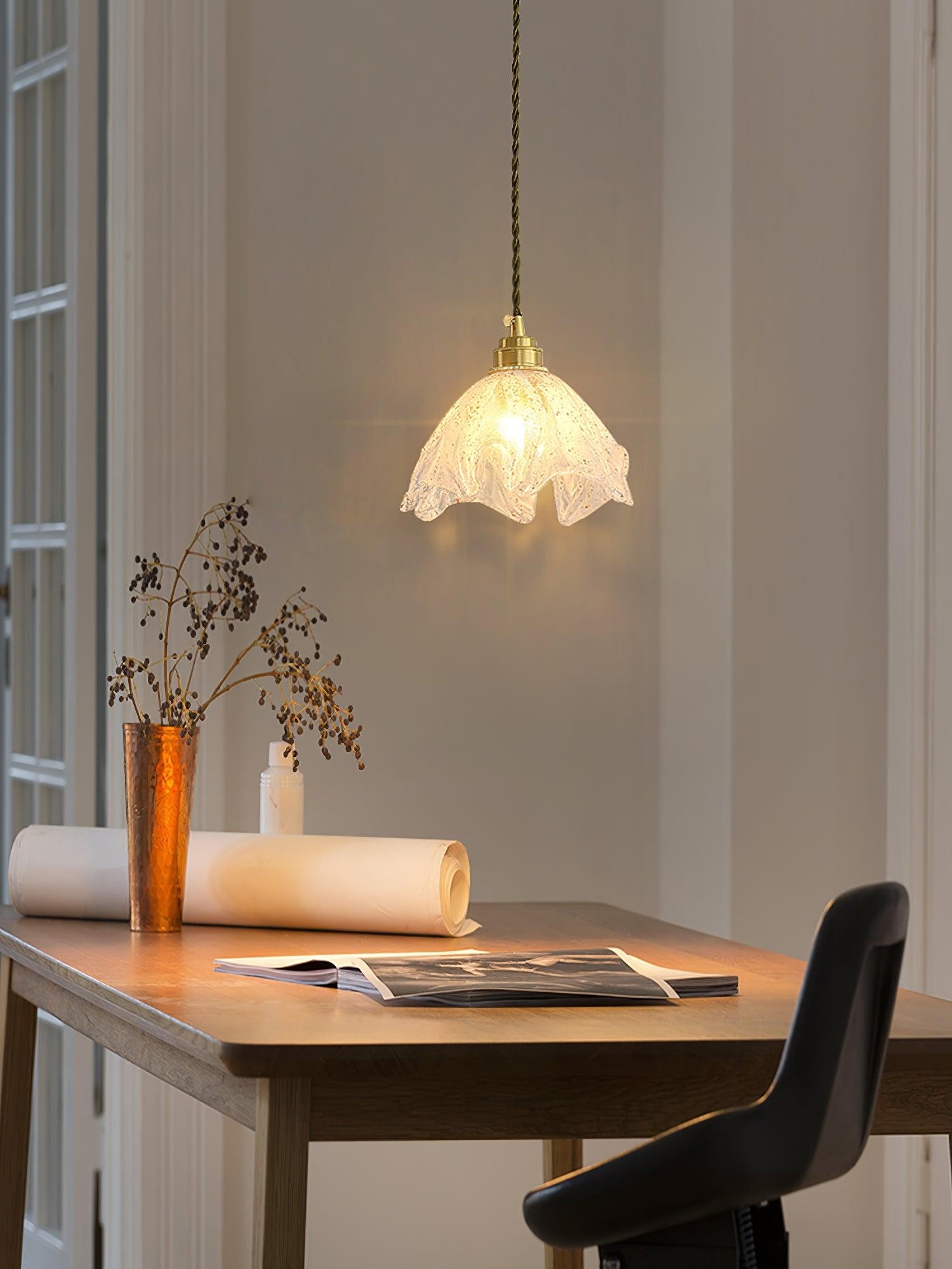 Lotus Crystal Small Pendant Light K464