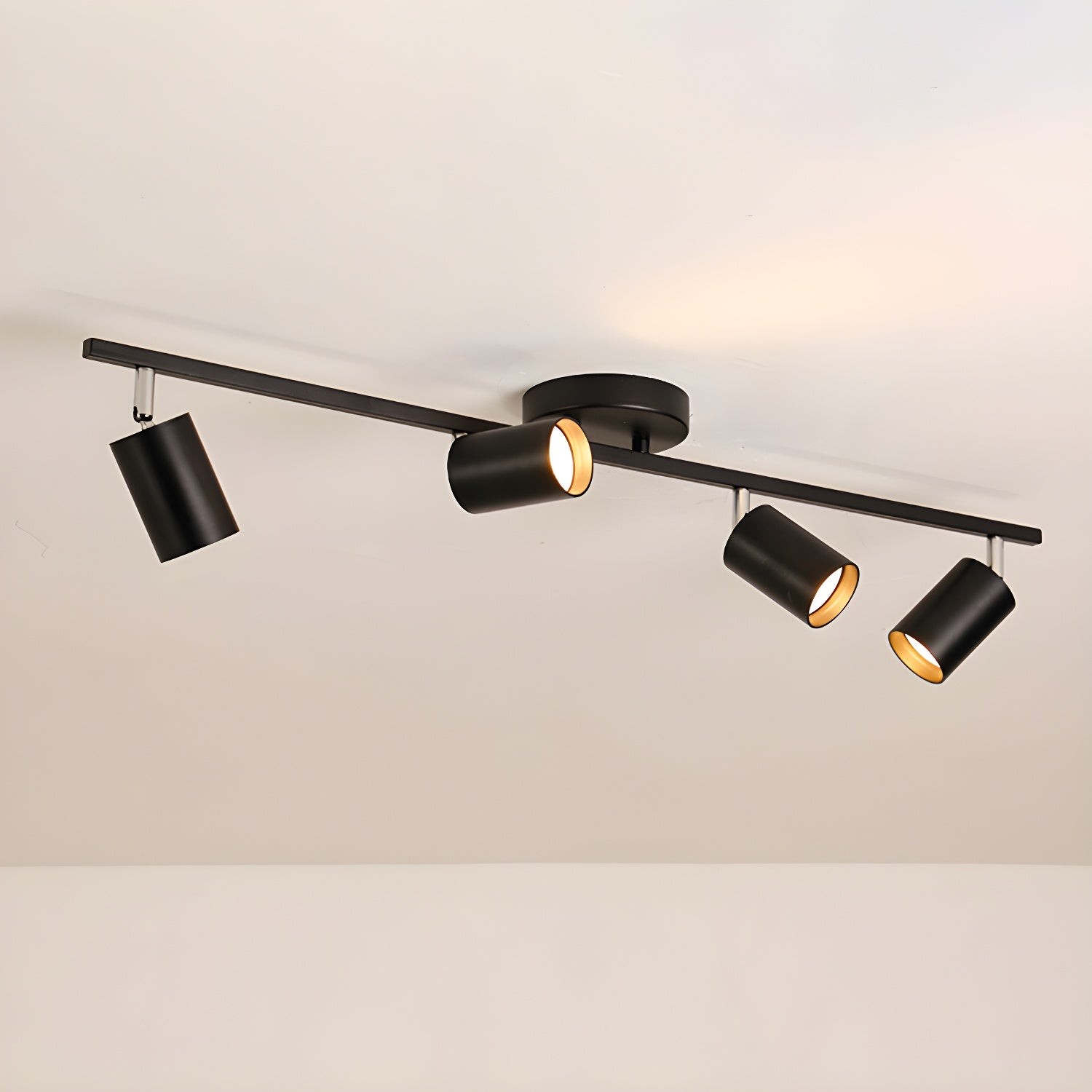 Row Of Multi-Head Metal Ceiling Lights K373