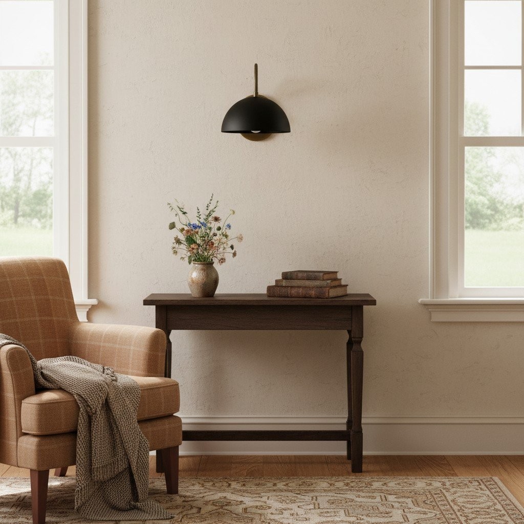 Curva Curved Dome Shade Wall Sconce – Mid-Century Modern Versatile Indoor Lighting K1542
