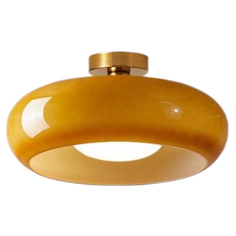 Bauhaus Style Vintage Glass Ceiling Light K72