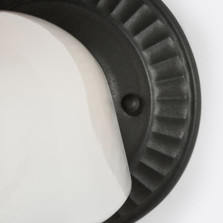 Fiesta Fluted Wall Sconce - Art Deco Inspired Design with Soft Ambient Lighting for Bathroom or Bedroom K1772