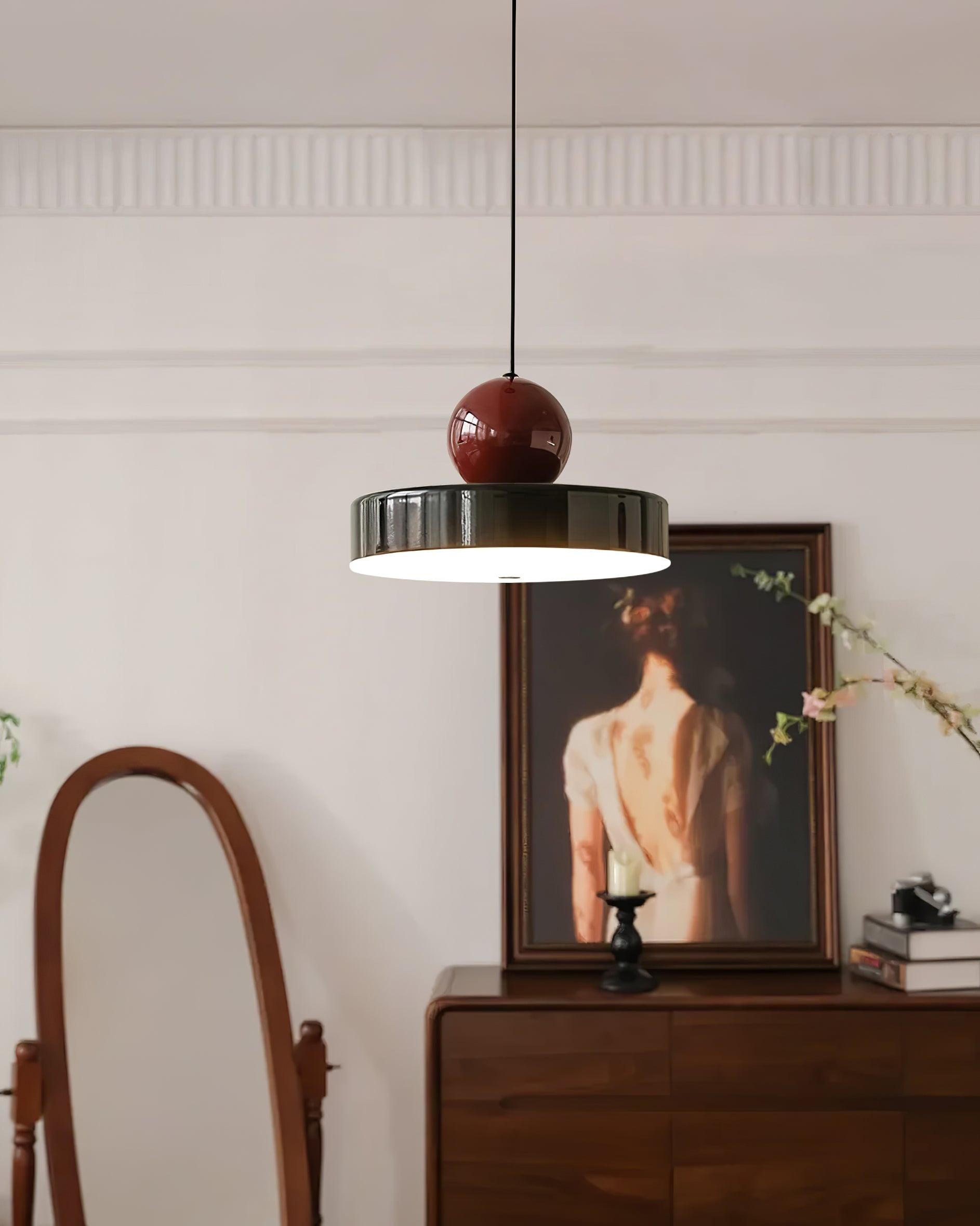 Modern Minimalist Round Led Pendant Light For Kitchen Island K568