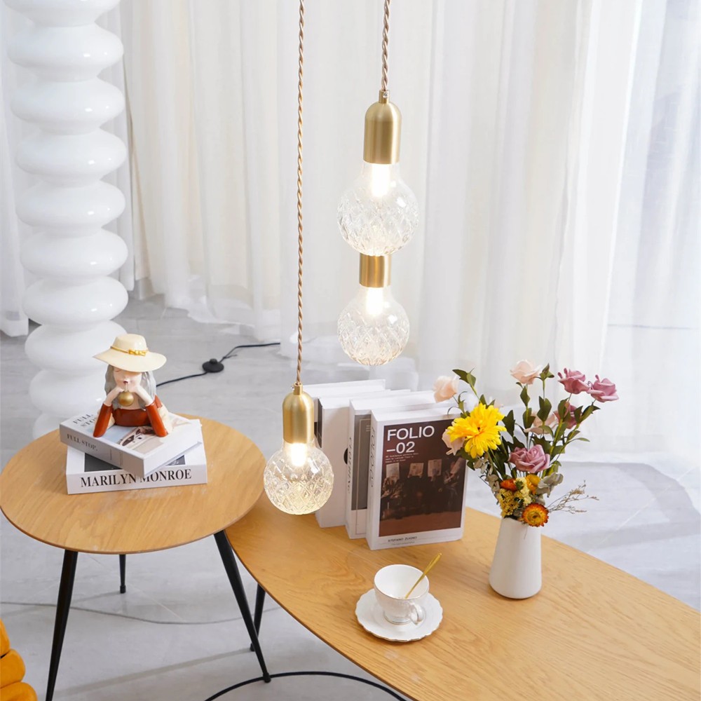 Crystal Bulb LED Vintage Pendant Lamp