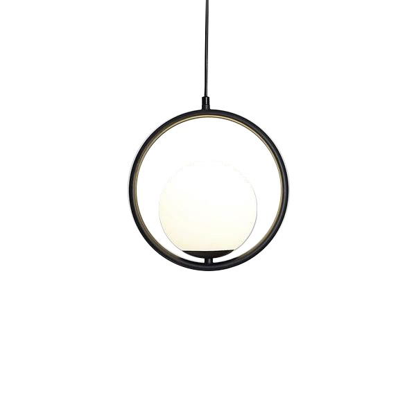 Minimalist Mila Pendant Lamp - Oval Hanging Light for Bedroom Bedside