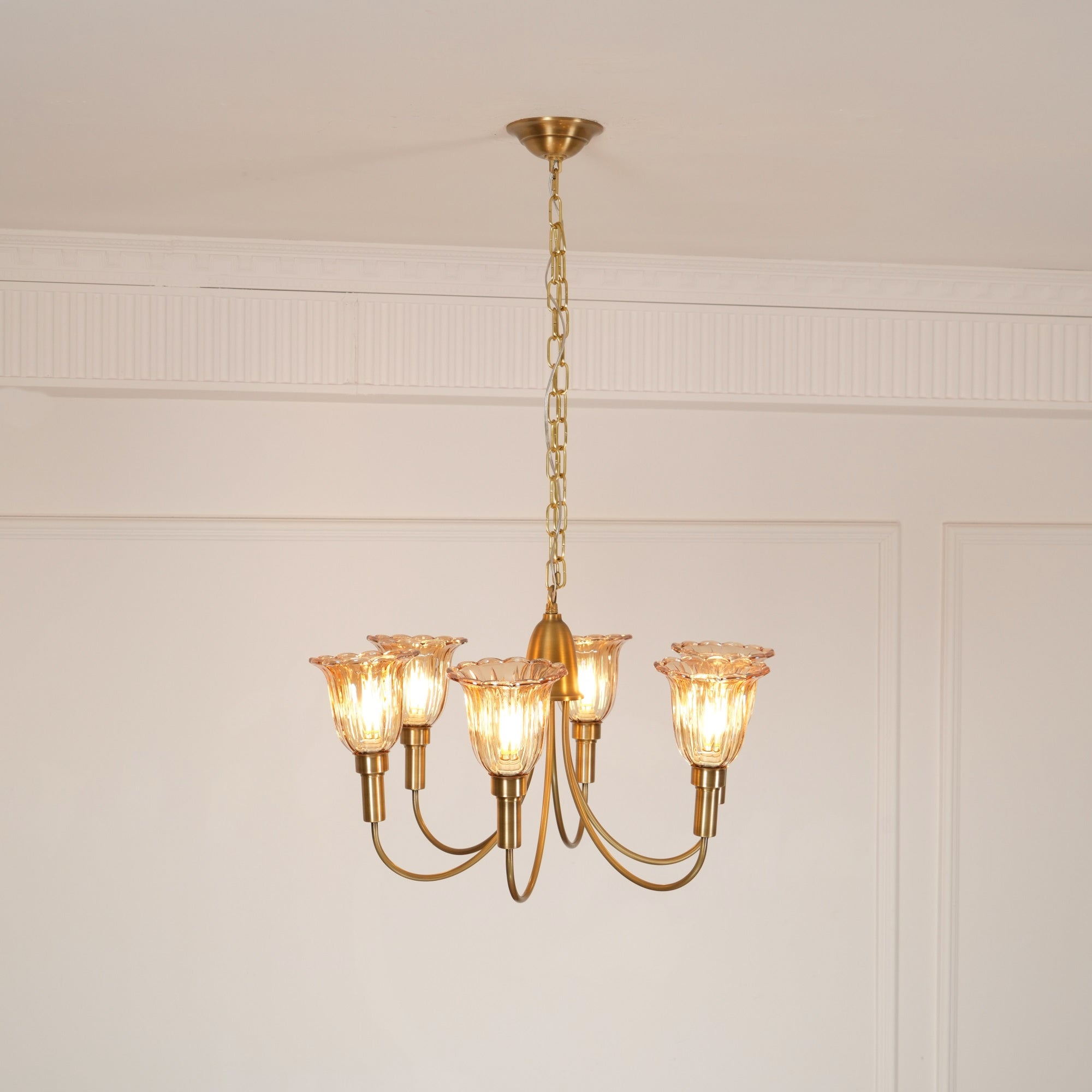 Columbia Brass Chandelier D505