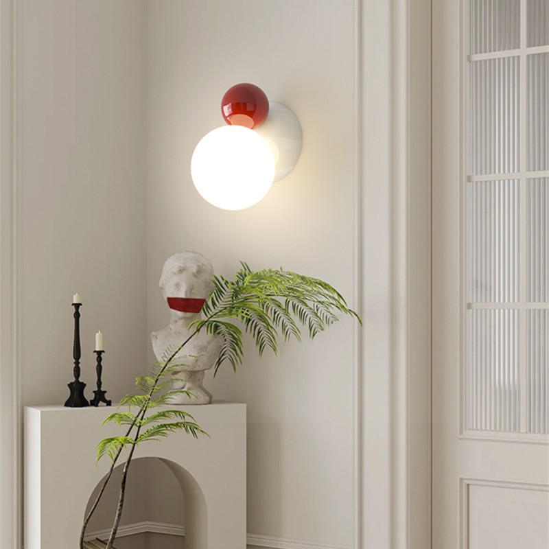 Cream Style Ball Acrylic Wall Light Ceiling Light K131