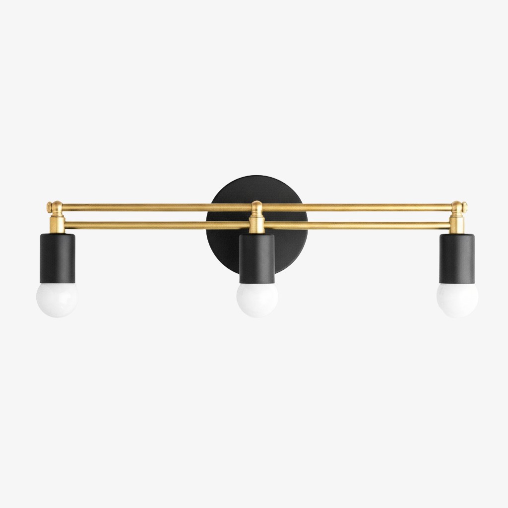 Mobilux Line Modern Vanity Light - Bathroom Wall Fixture in Art Deco Style K1487