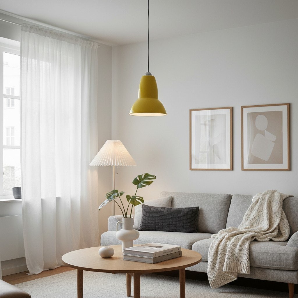 Modryx Refined Geometric Pendant Lamp for Bedroom and Living Space - Classic Modern Design K2125
