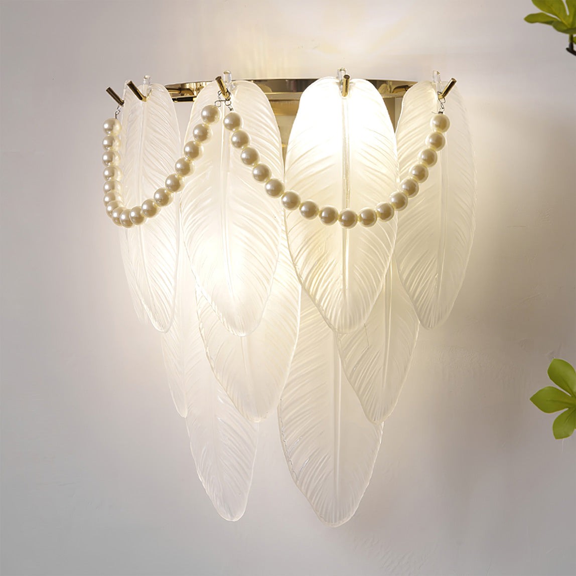 Feather Pearl Wall Lamp K1020