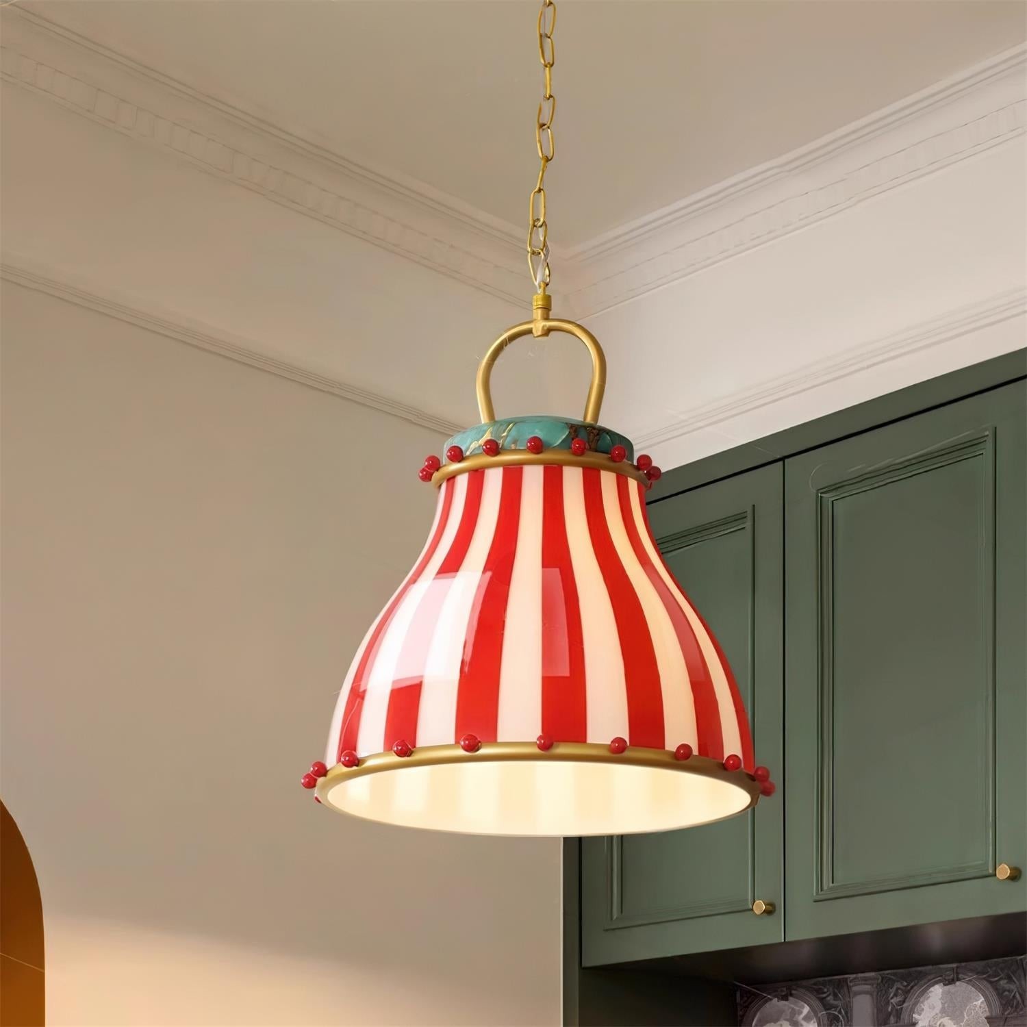 Festilo Playful Circus Glass Pendant - Stylish Hanging Light for Dining Room or Kitchen K322