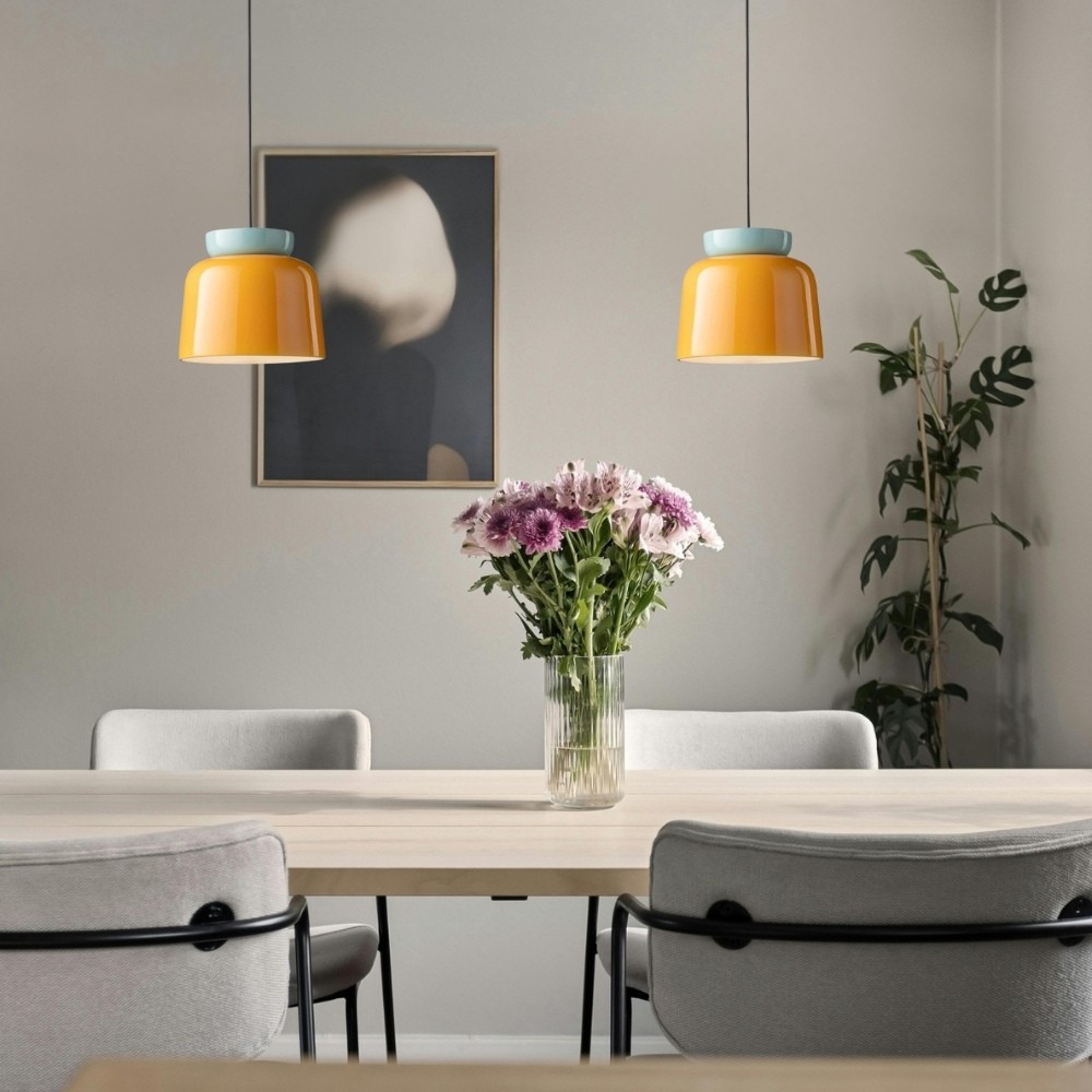 Scandinavian Corcovado Stained Pendant Light K909