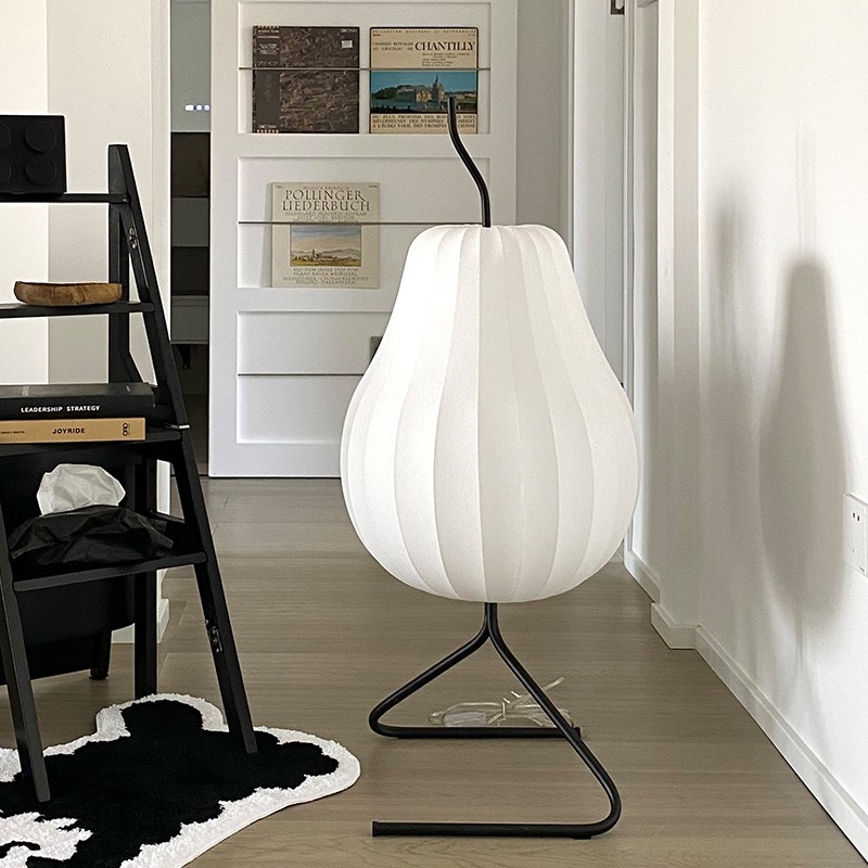 Living Room Decorative Pear Silk Floor Lamp K11