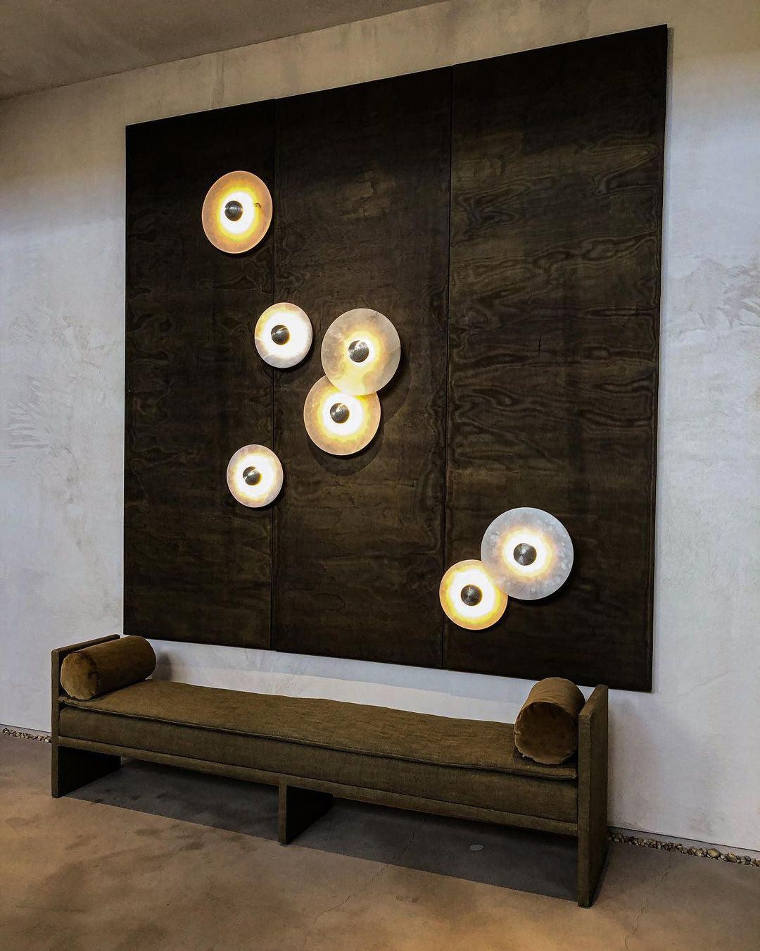 Creative Marble Round Wall Lamp K498