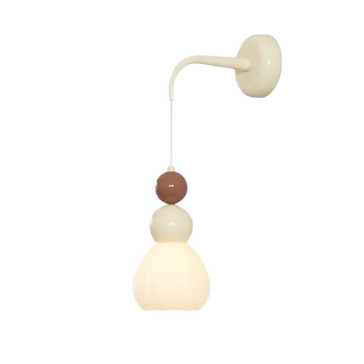 French Style Ice Cream Globe Wall Light K151