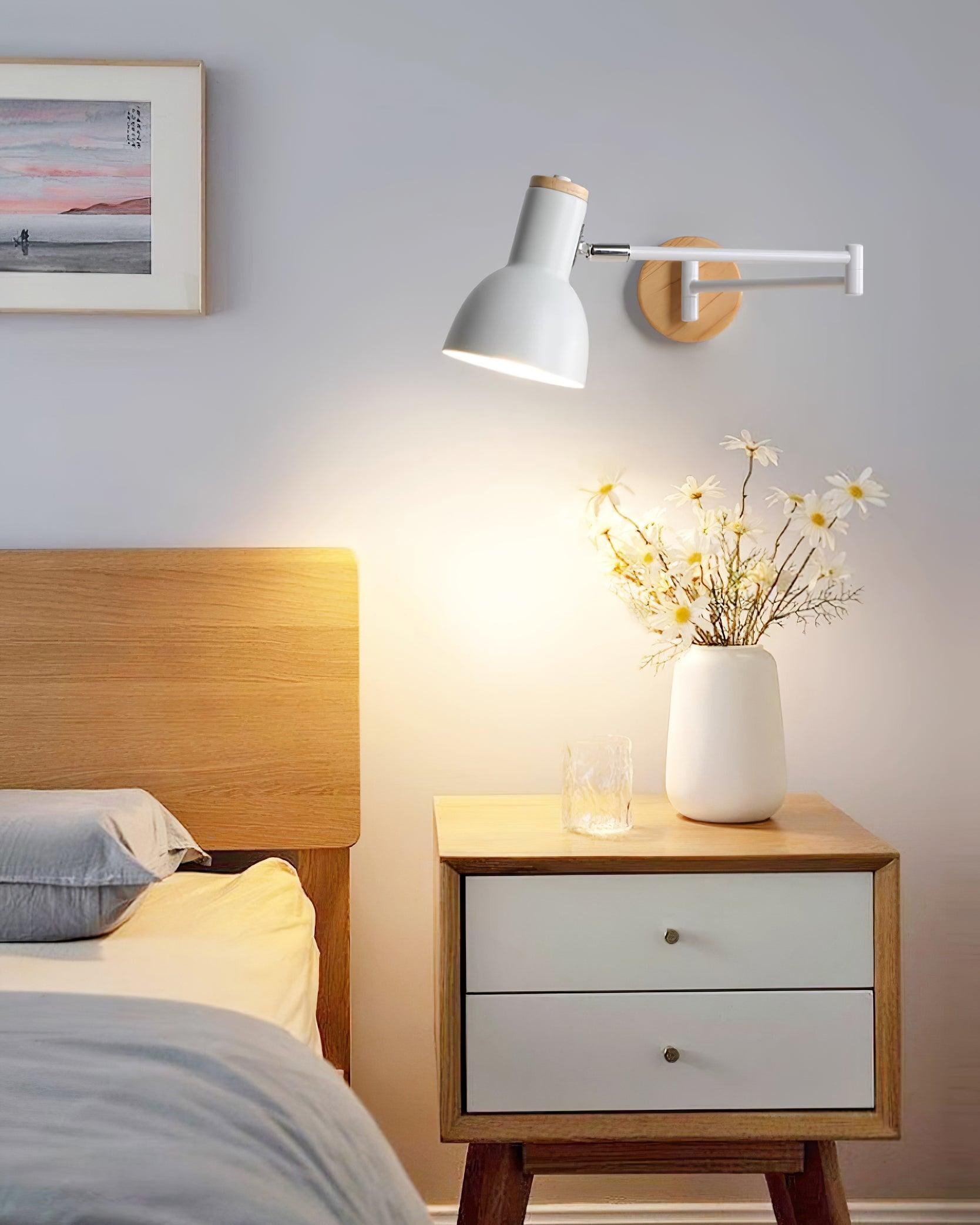 Wooden Adjustable Wall Lamp K325