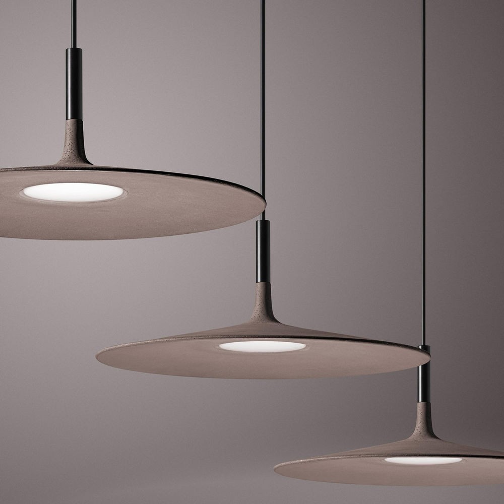 Vibrant Aplomb Large Pendant Light - Stylish Round Disc Pendan Light for Modern Interiors