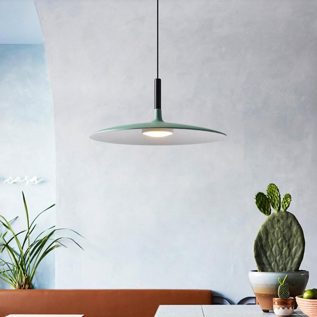 Vibrant Aplomb Large Pendant Light - Stylish Round Disc Pendan Light for Modern Interiors