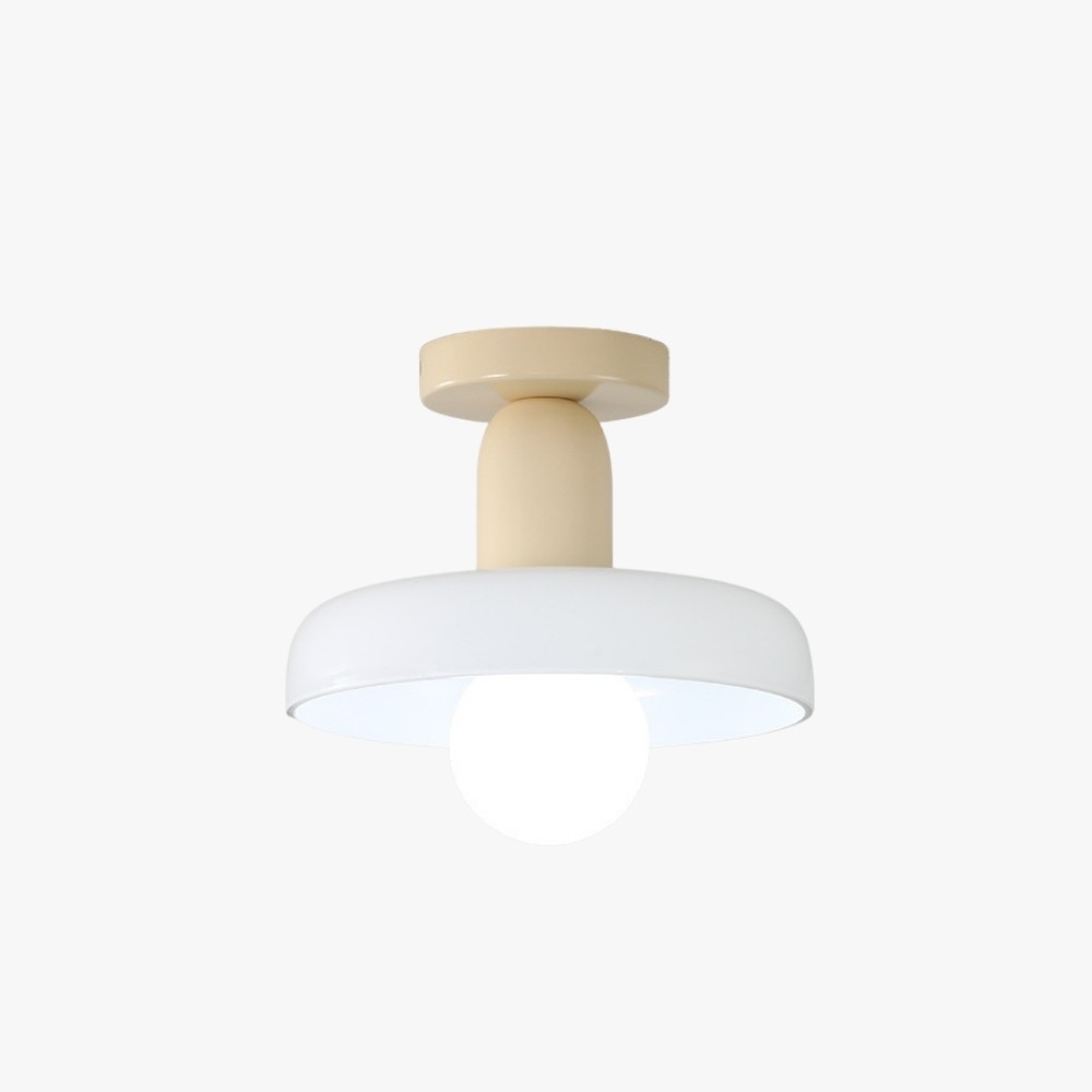 Bauhaus Round Glass Flush Disc Ball Ceiling Light K929