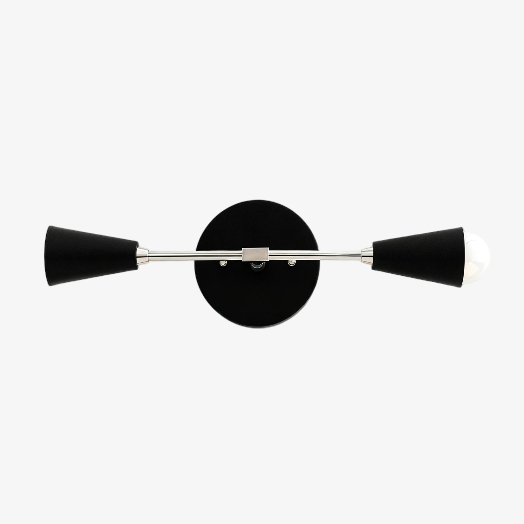 Mobilux Line Minimalist Vanity Light Fixture - Mid Century Bathroom Sconce K1435