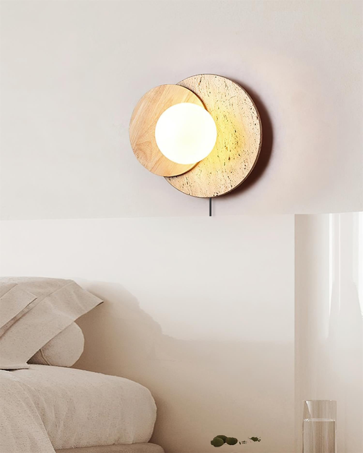 Wabi-sabi Eclipse Plug-In Wall Lamp K476