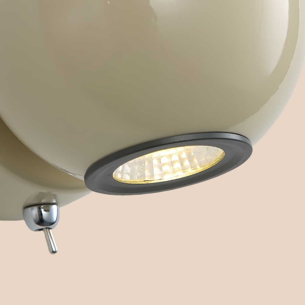 Modern Cream Magnetic Attractor Ball Wall Lamp K184