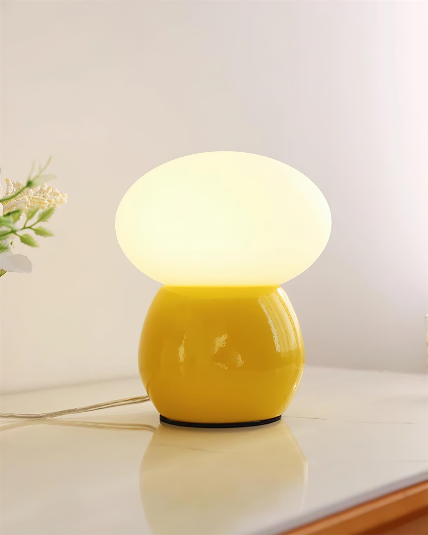 Modern Cream Style Mushroom Table Lamp K684