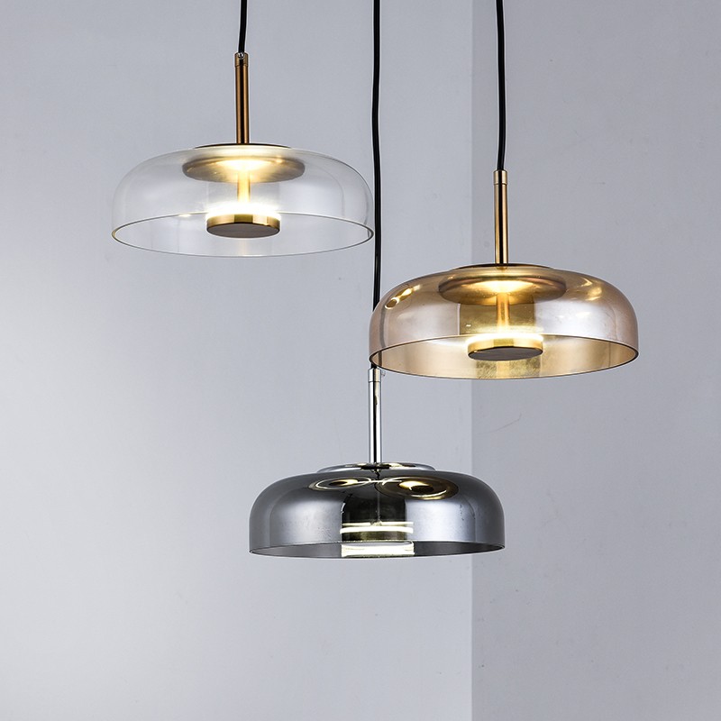 Classic glass pendant lamp