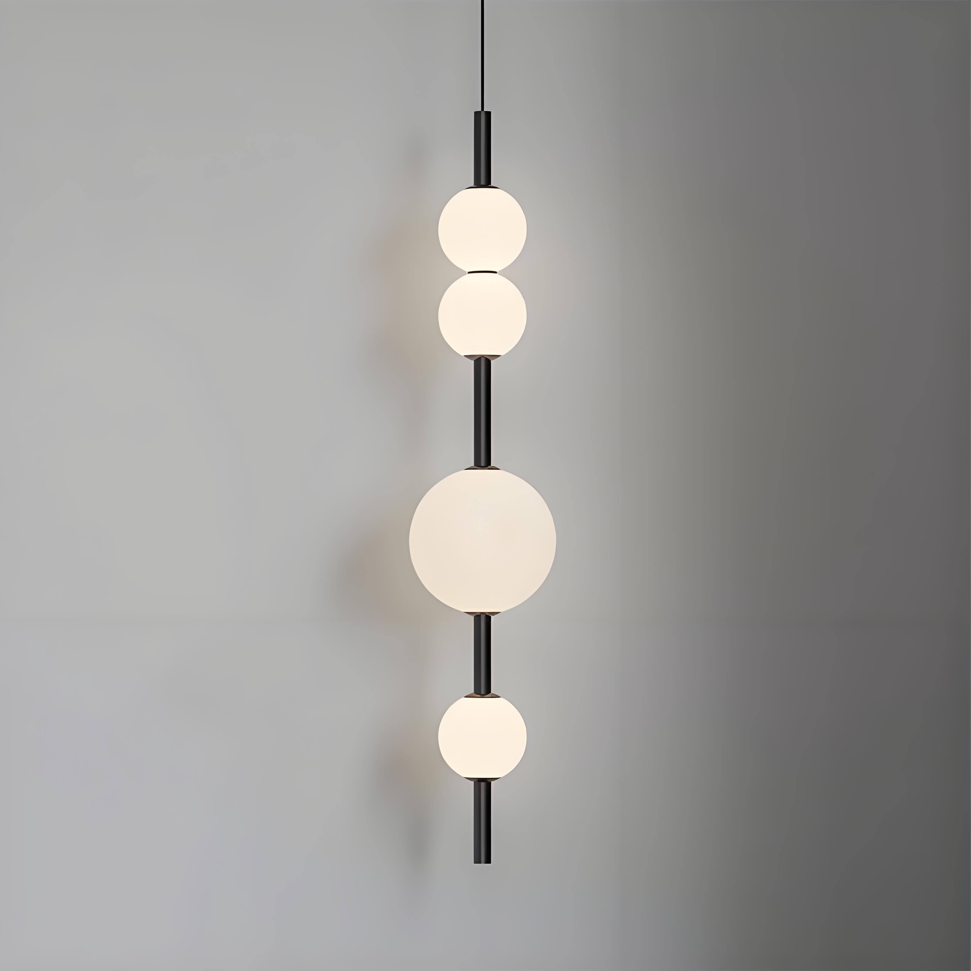 Linear Glass Pendant Light
