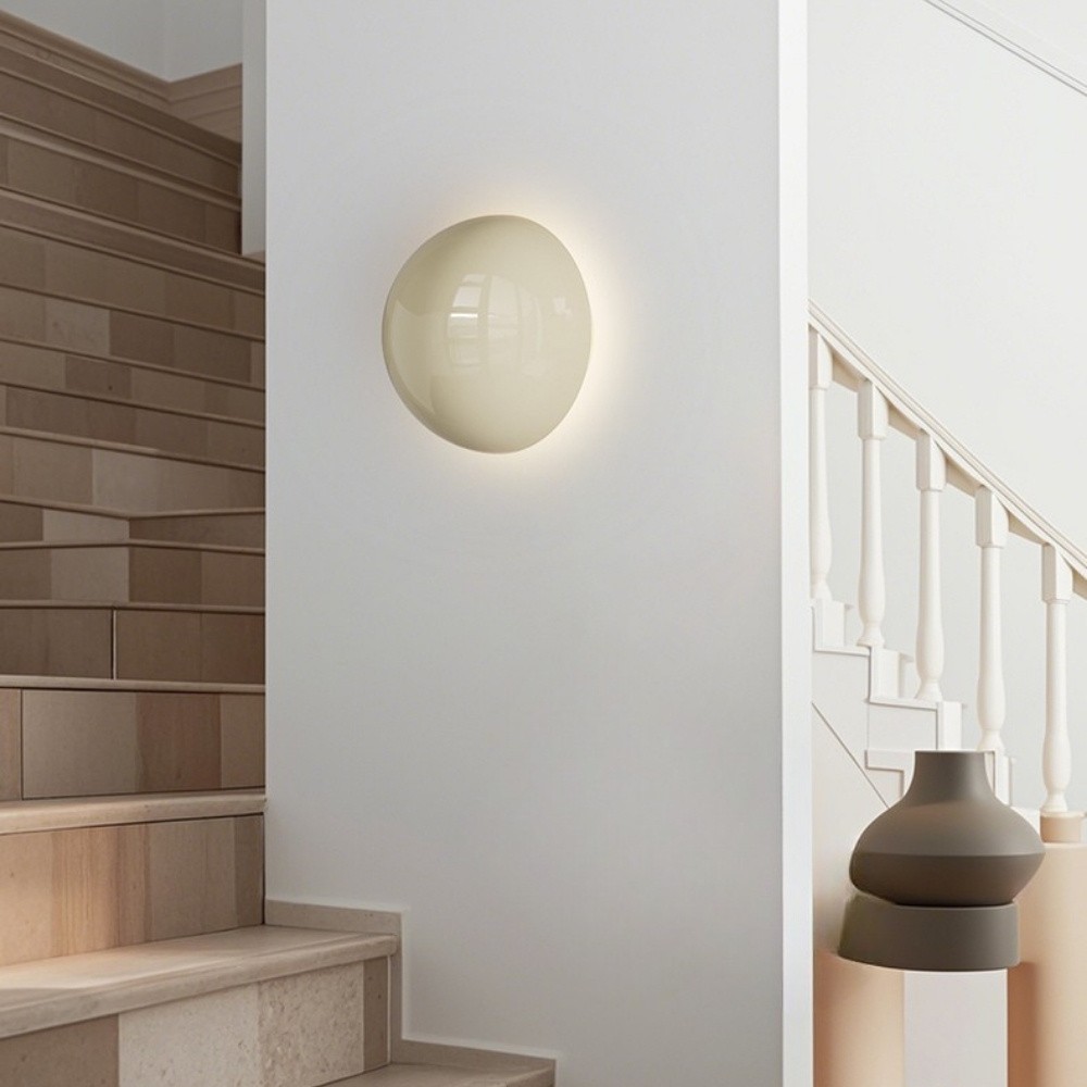 Round Metal LED Wall Light - Modern Lighting For Bedroom K1556