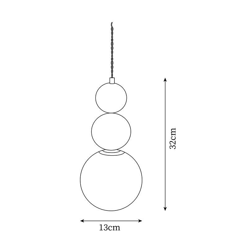 Nordic Cream Modern Simple Dot Pendant Lamp K355