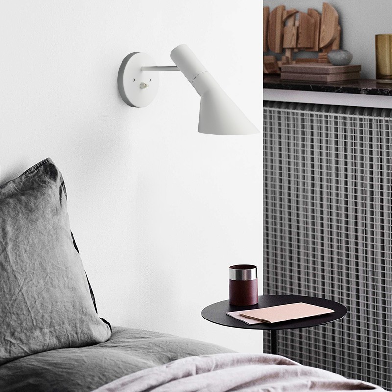 Modern Nordic Metal Wall Lamp - Directional Asymmetrical Sconce for Hallway