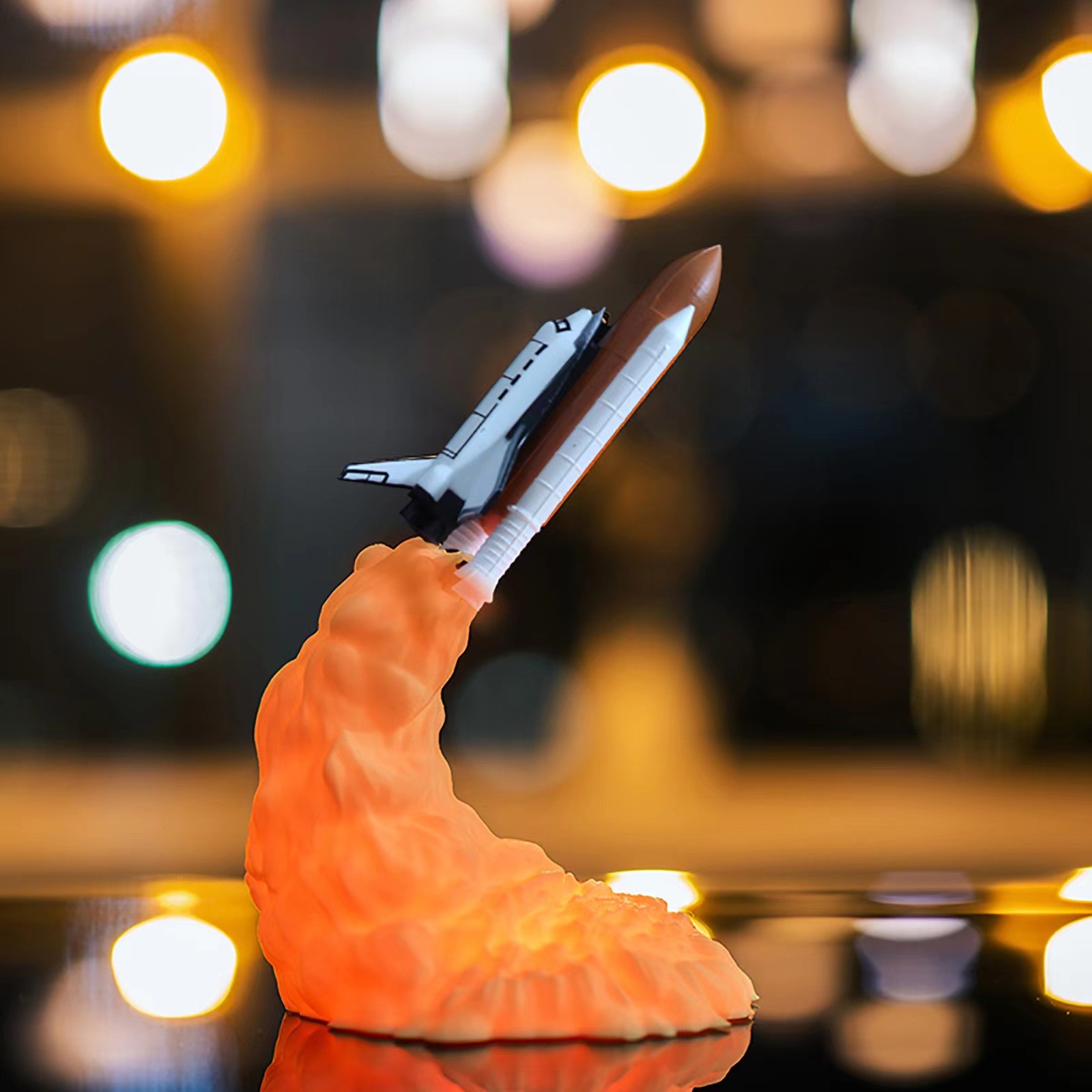 Creative 3D Printed Airplane Fire Dragon Table Lamp K214