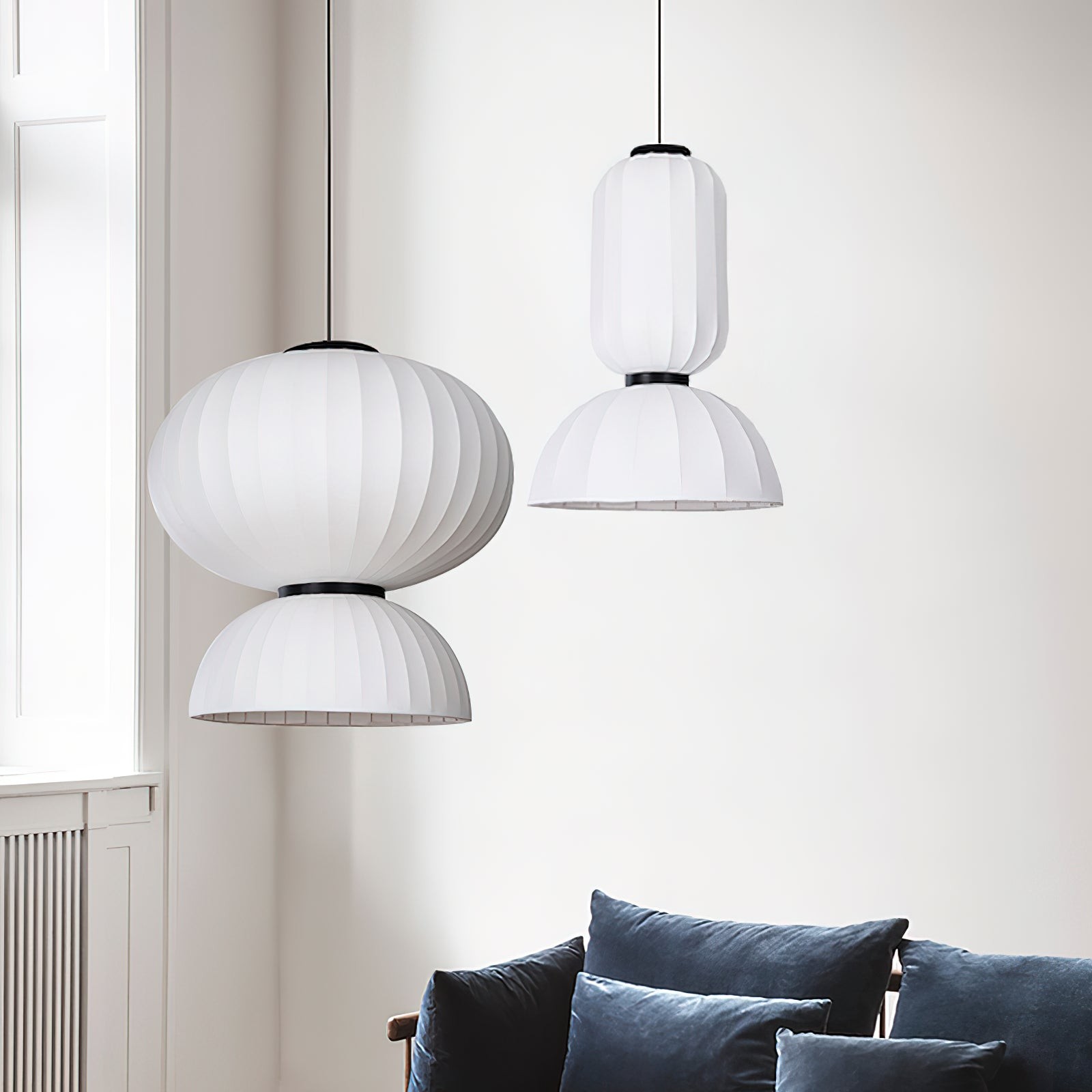 Mulberry Silk Lantern Pendant Light K532