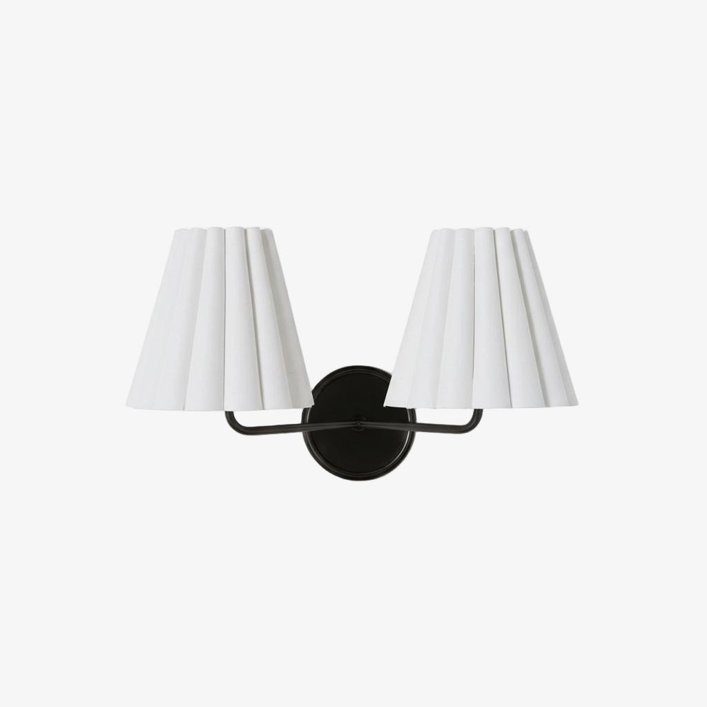 Ruffmeto Modern Pleated Wall Sconce - Decorative Lighting for Interior Spaces K2051