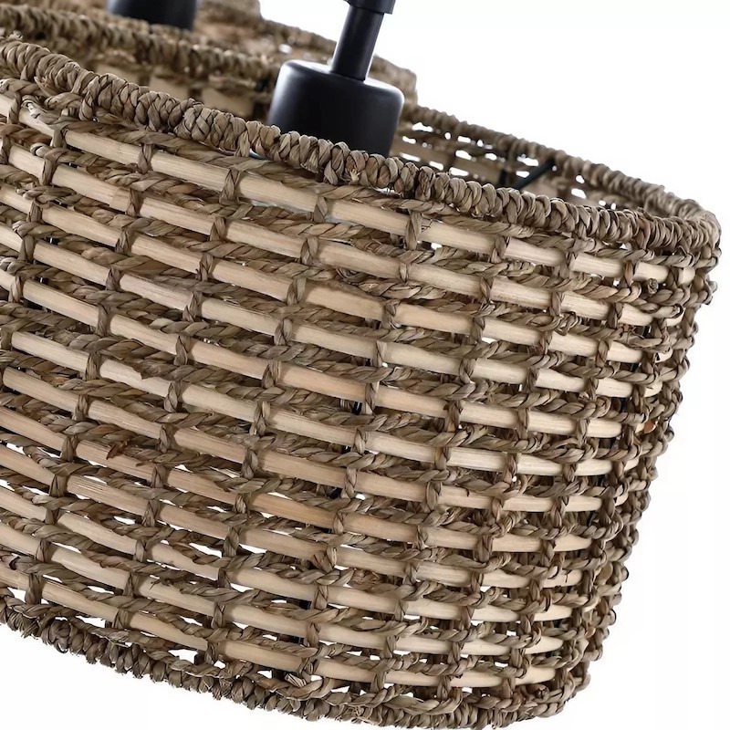 3 Light Dimmable Rustic Drum Chandelier K137