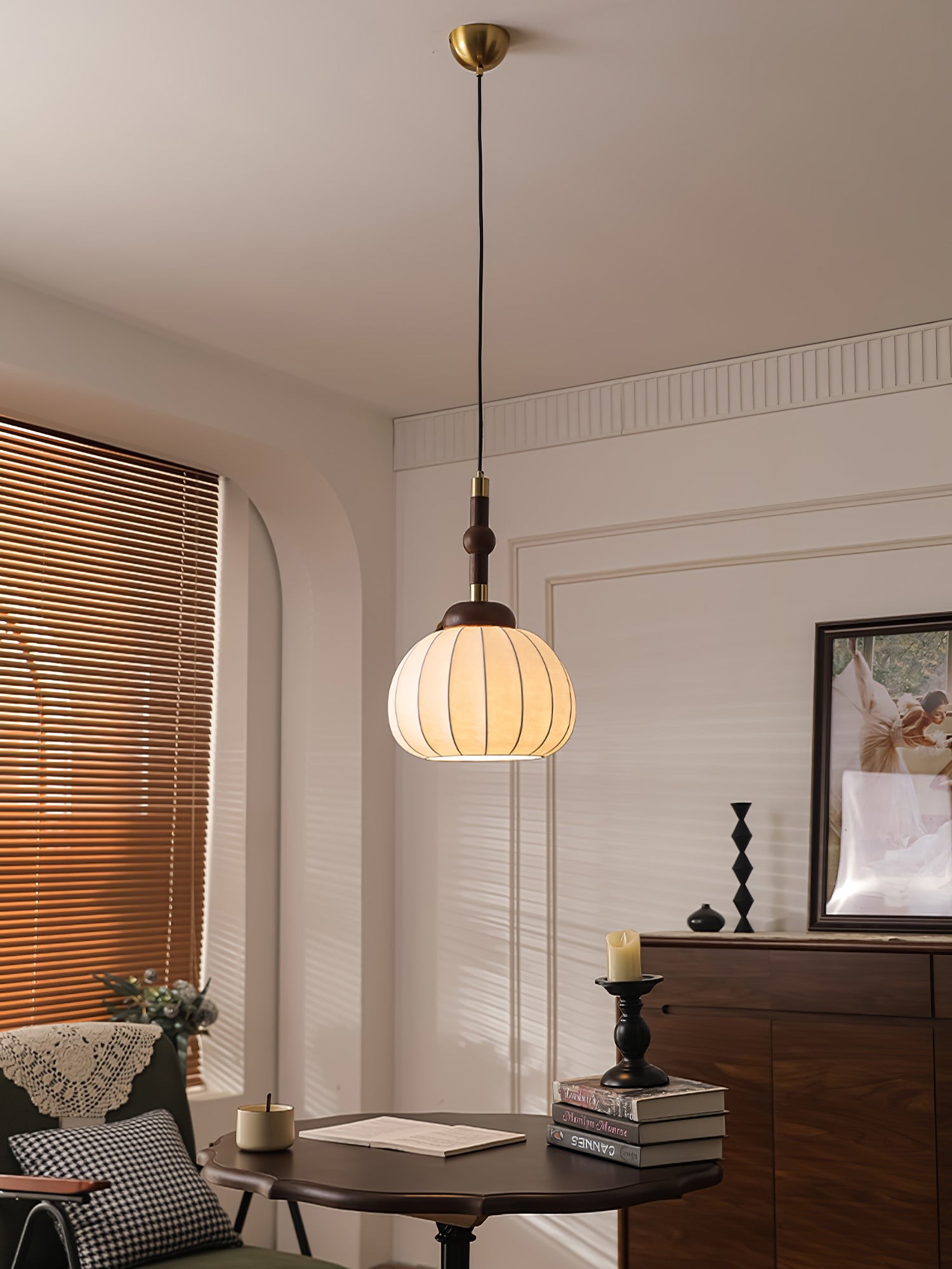 Silk Globe Pendant Lamp K664