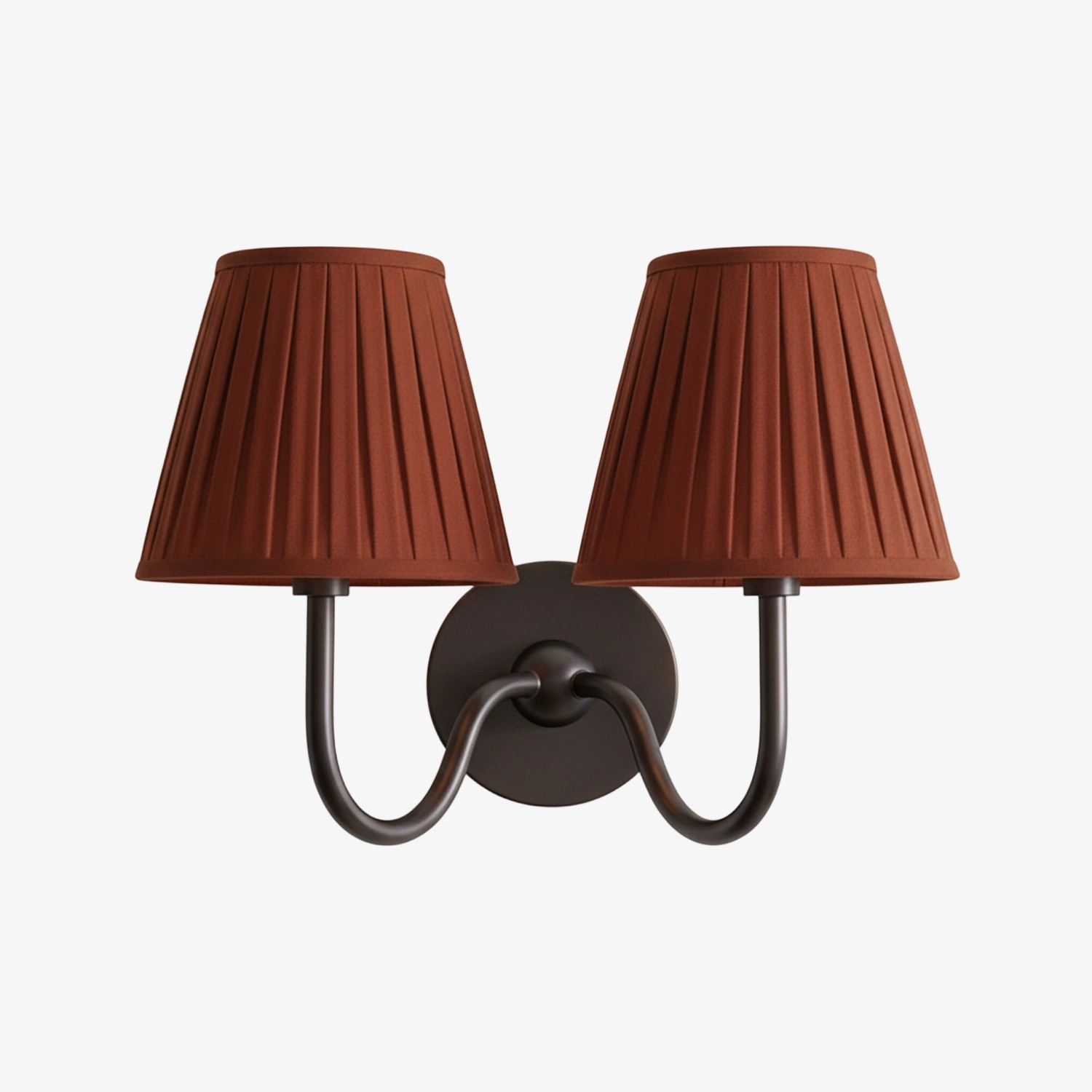 Luvora Pleated Fabric Shade Wall Sconce – Modern Classic Indoor Lighting K1306
