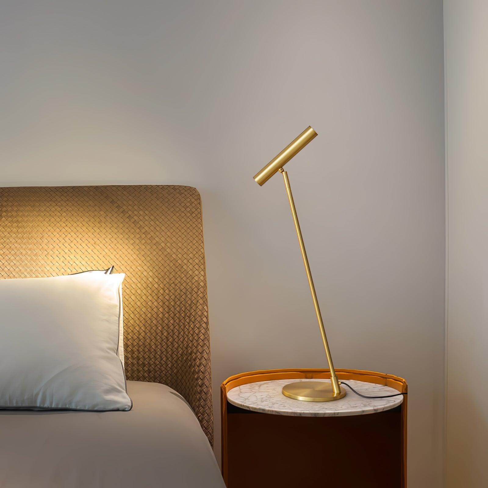 Modern Minimalist Brass Adjustable LED Floor Lamp K707
