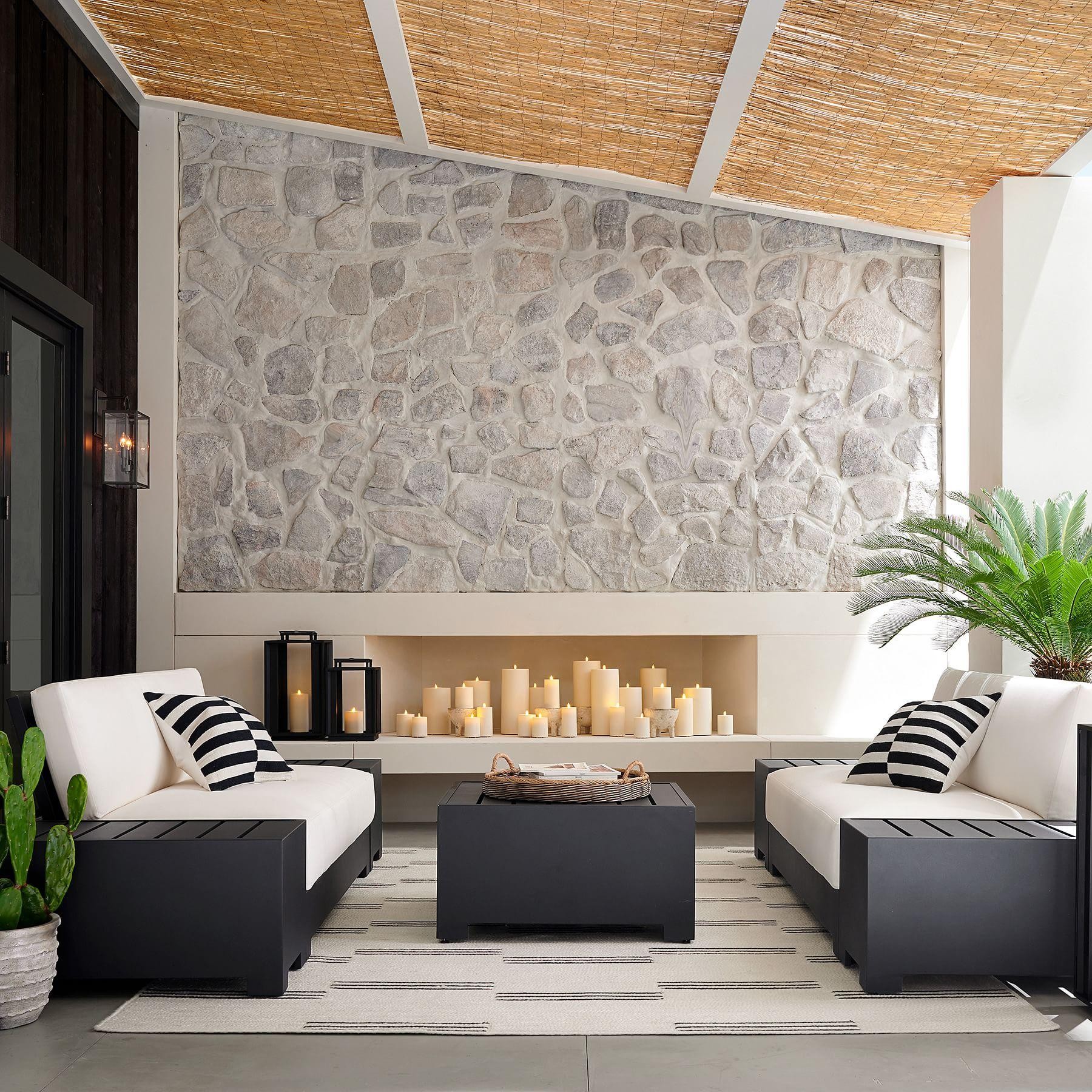 Ferrix Modern Glass and Iron Outdoor Wall Lamp - Stylish Exterior Lighting for Porch K1360