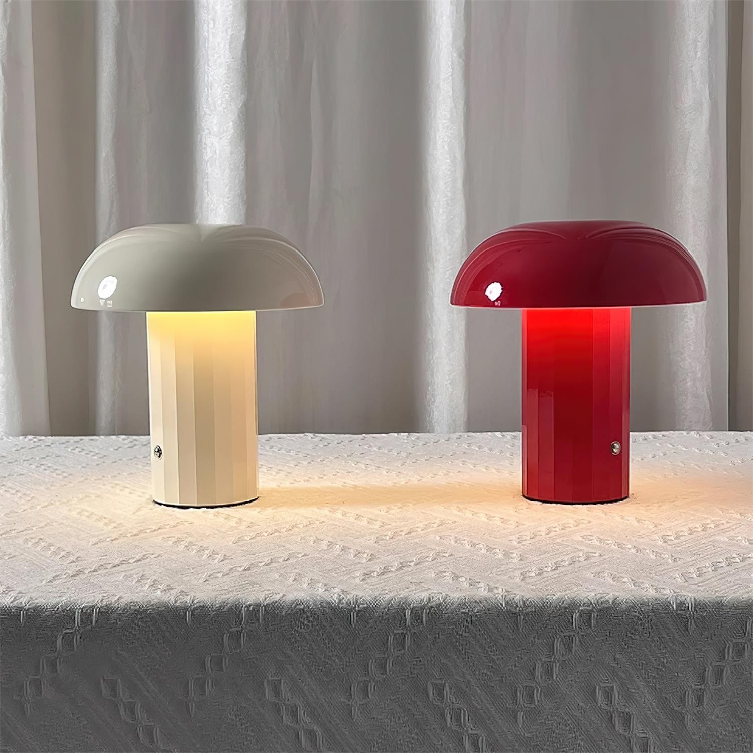 Mushroom Portable Bedside Table Lamp For Bedroom K679