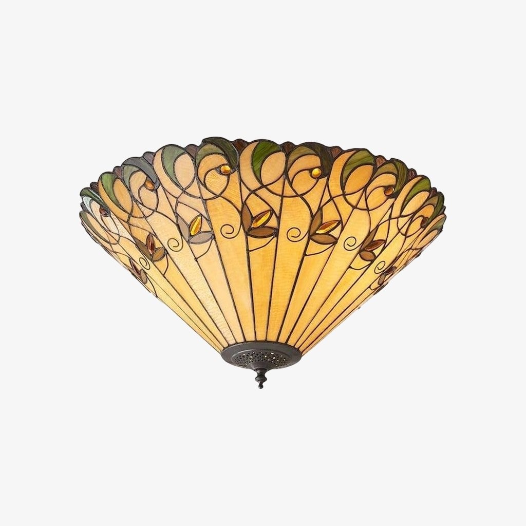 TF Jamelia Light - Decorative Art Glass - Flush Mount Timeless Style for Hallway K2015