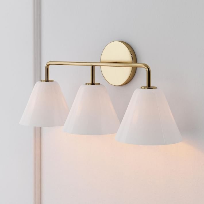 Conica Cone Wall Sconce - 1, 2, 3-Light Modern Glass Lighting K1398