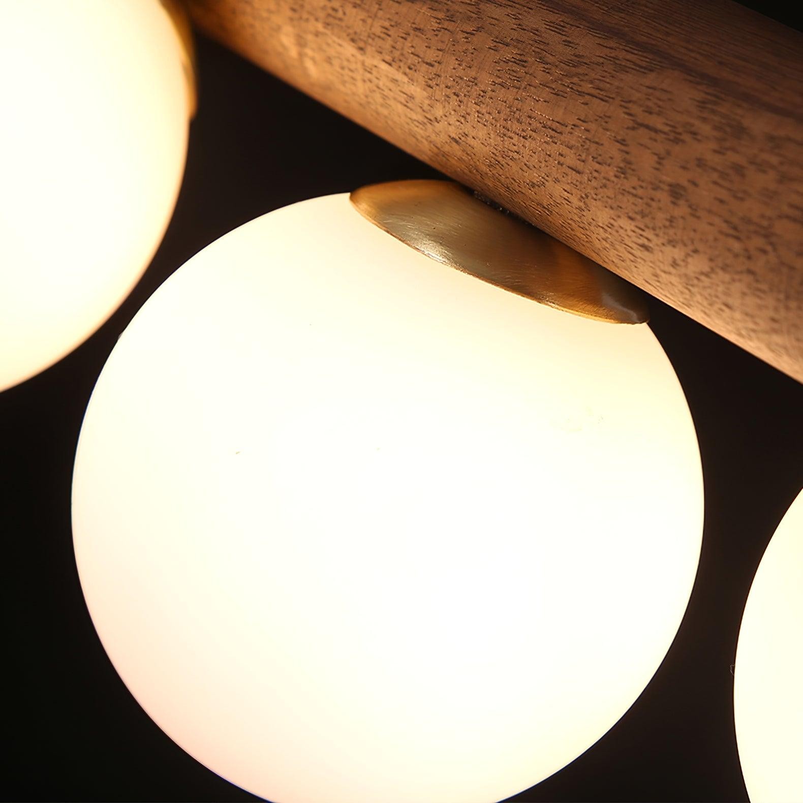 Modern Walnut Simple Chandelier K522