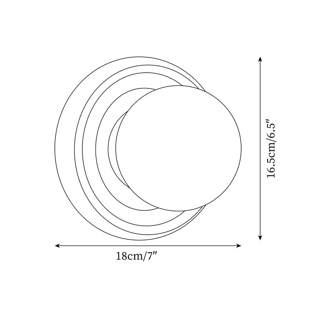 Modern Minimalist Round Wall Lamp K342
