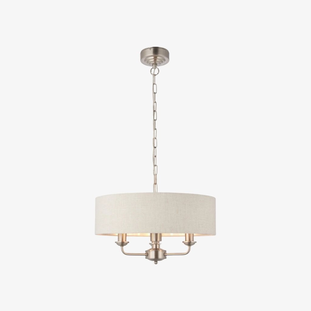Tela Fabric Shade Pendant Style - Timeless Pendant Light for Dining Table K2216